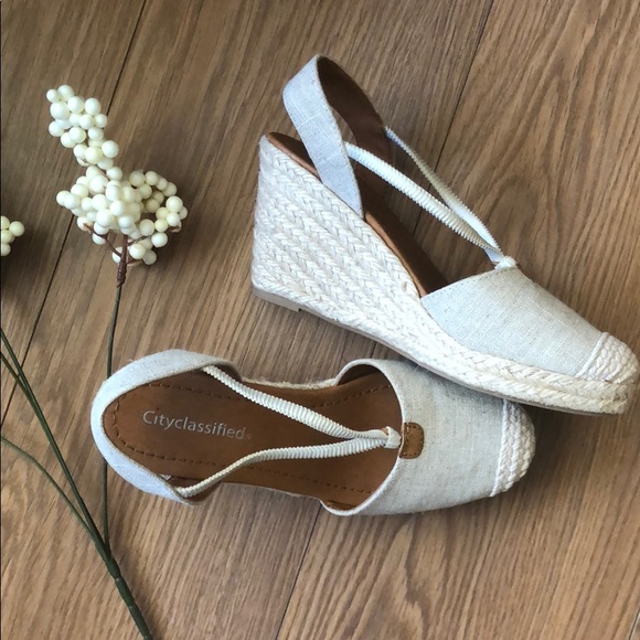 Cityclassified Shoes - NEW Woven Wedges